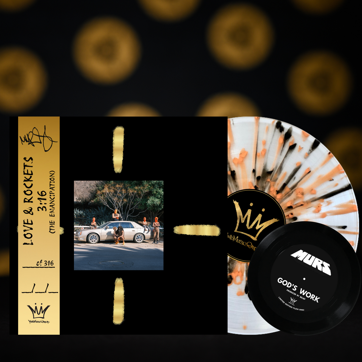 Murs - Love & Rockets 3:16 (The Emancipation) (LP - Autographed