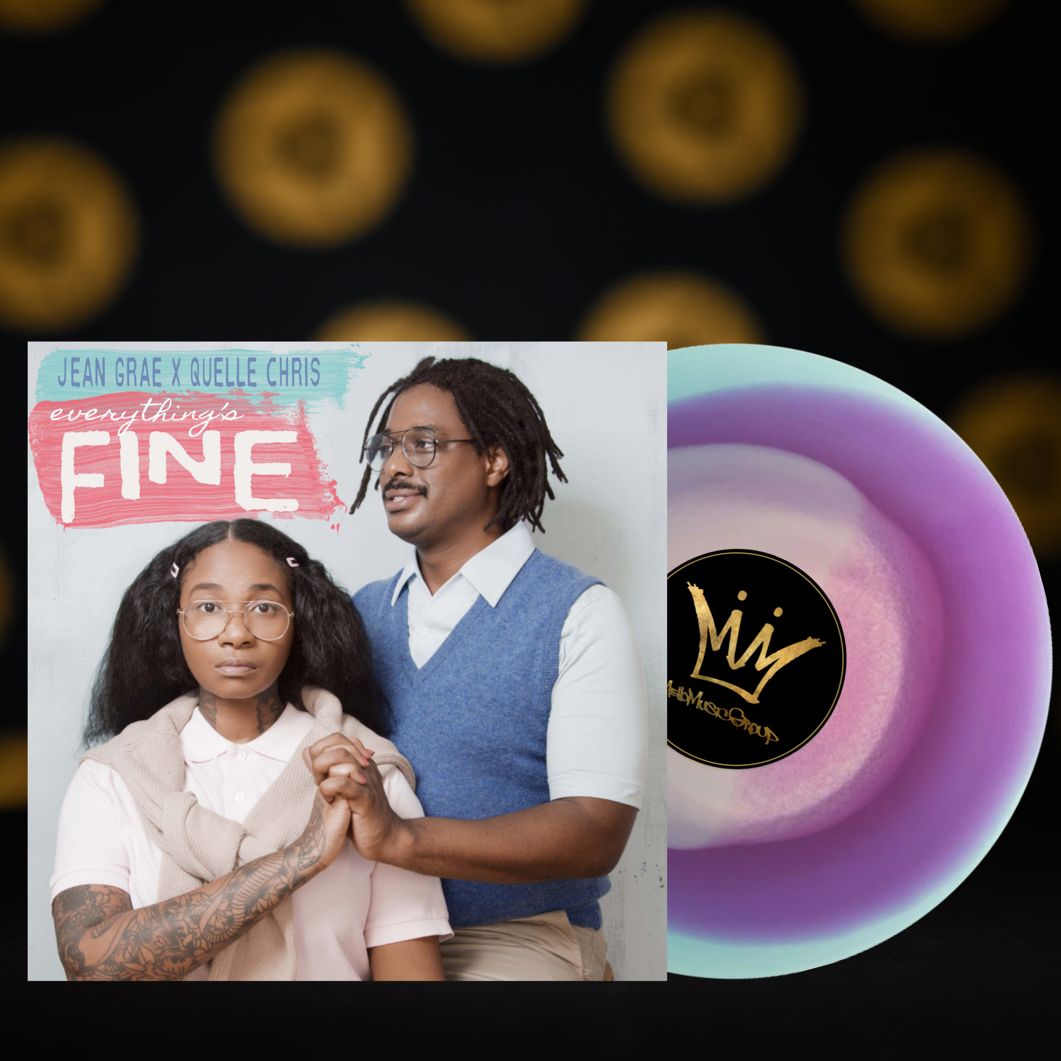 JEAN GRAE & QUELLE CHRIS LP レコード Jean Grae & Quelle Chris - Everything's Fine (LP) – Mello