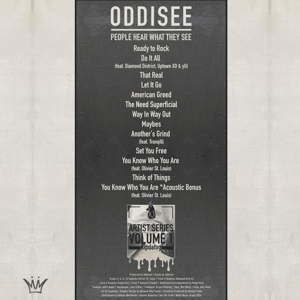 Oddisee - People Hear What They See (LP - Artist Series)