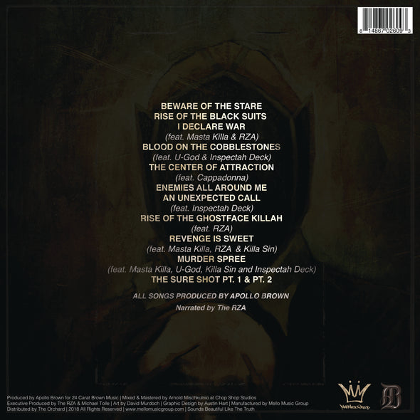 Ghostface Killah & Apollo Brown - "The Brown Tape" (LP)
