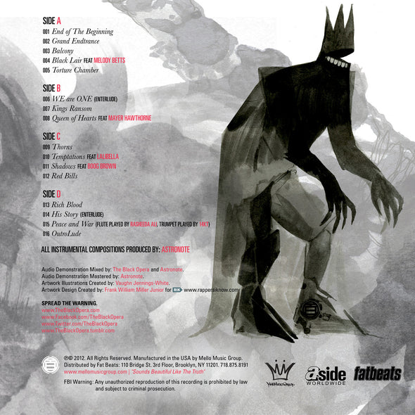The Black Opera - Libretto: of King Legend (2xLP)