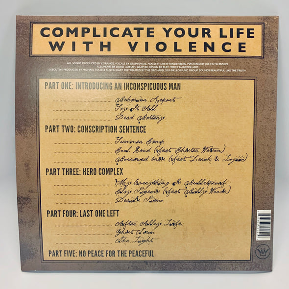 L'Orange & Jeremiah Jae - Complicate Your Life With Violence (LP)