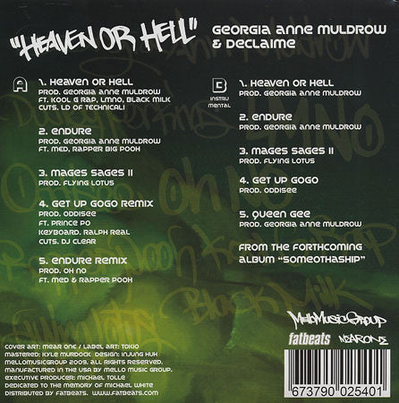 Georgia Anne Muldrow & Declaime - Heaven Or Hell (LP)