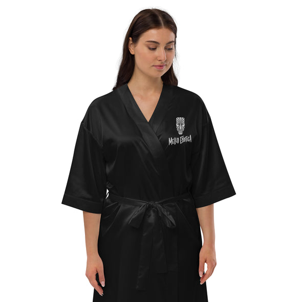 Satin robe